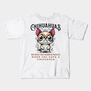 Angry Chihuahua Funny Kids T-Shirt